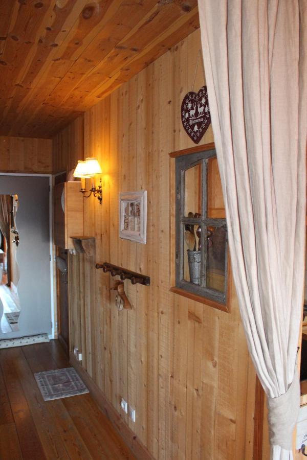 Praloup 1600 beau studio avec très belle vue Pra Loup Extérieur photo