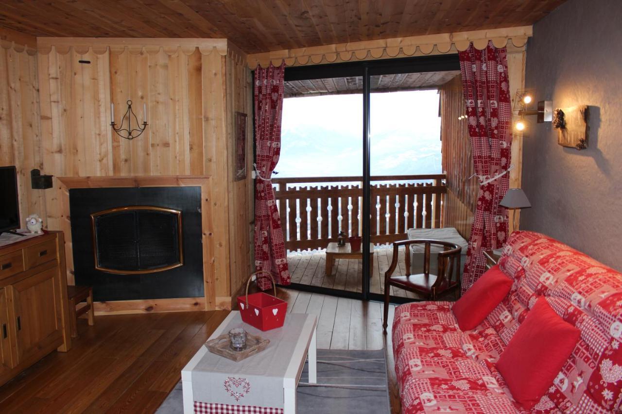 Praloup 1600 beau studio avec très belle vue Pra Loup Extérieur photo
